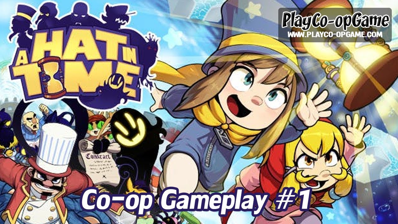 A Hat in Time [PC/Steam] - (2-players) Co-op Gameplay #1