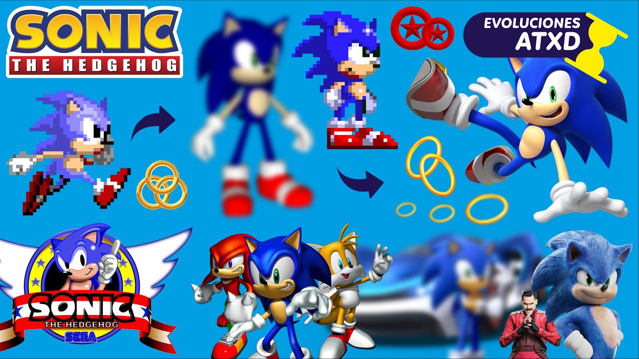 Evolución 2.0 de Sonic (1991 - 2021) | ATXD ⏳