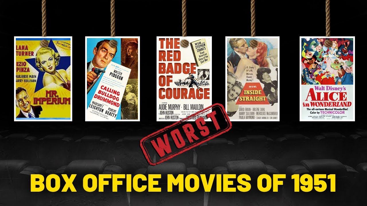 The 13 Worst Box Office DISASTERS of 1951 Hollywood&rsquo;s Costliest Mistakes