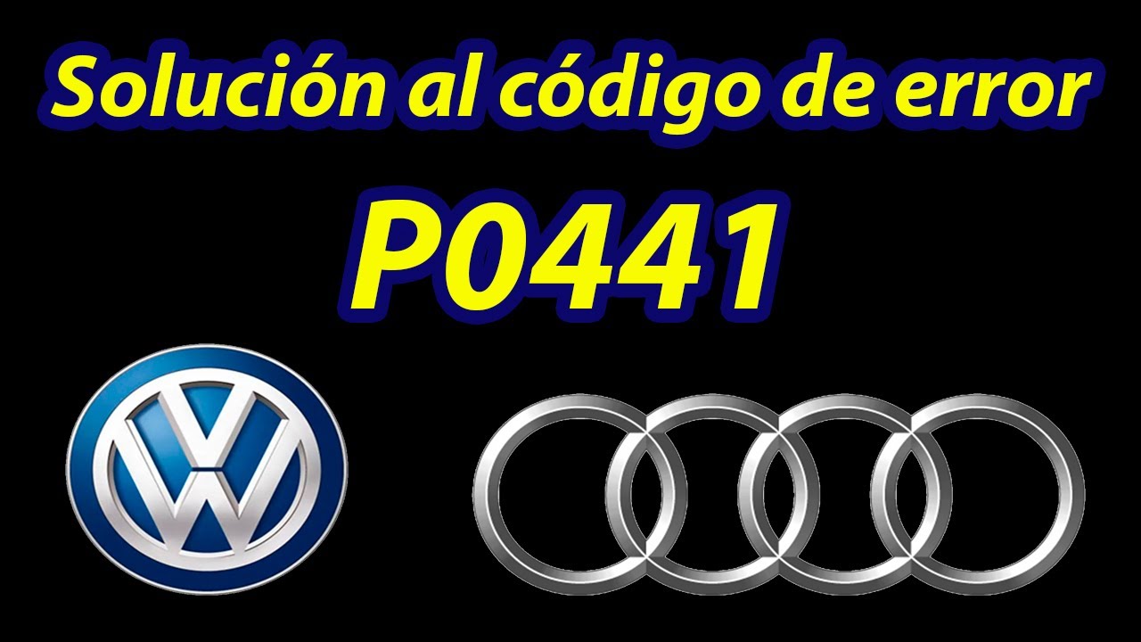 Solución al código P0441 en vehículos del grupo VAG