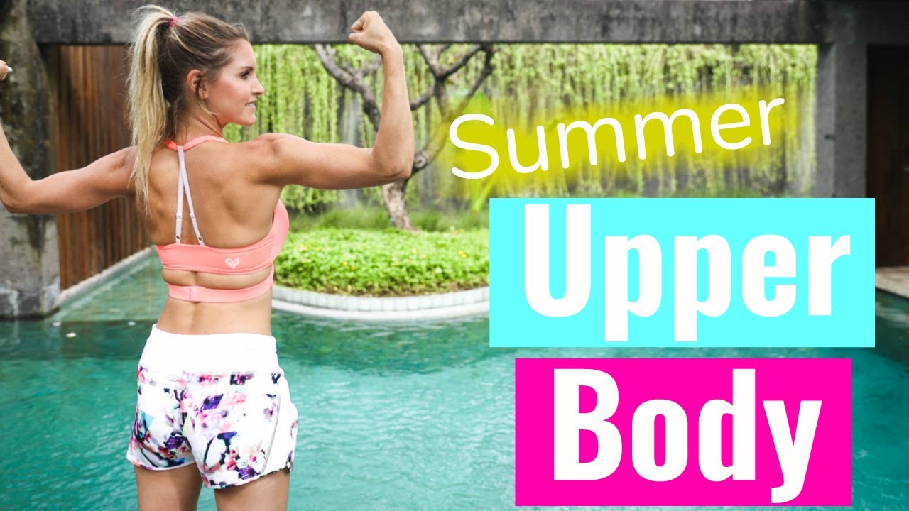 How To Get A Summer Upper Body! Arms, Abs, Back & Chest | Rebecca Louise