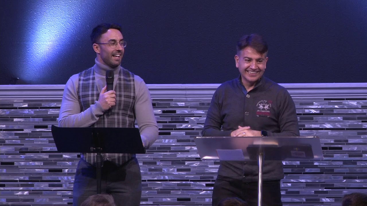 Pastors Gustavo and Valeria Martin with Guillermo from Spain
