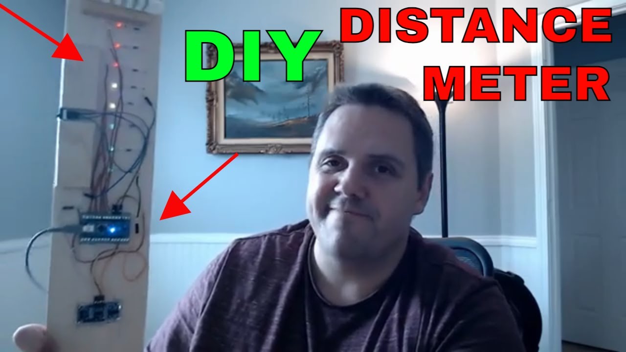 Make Your Own DIY LED Ultrasonic Distance Meter Using  Arduino Nano - A Project Anyone Can Do