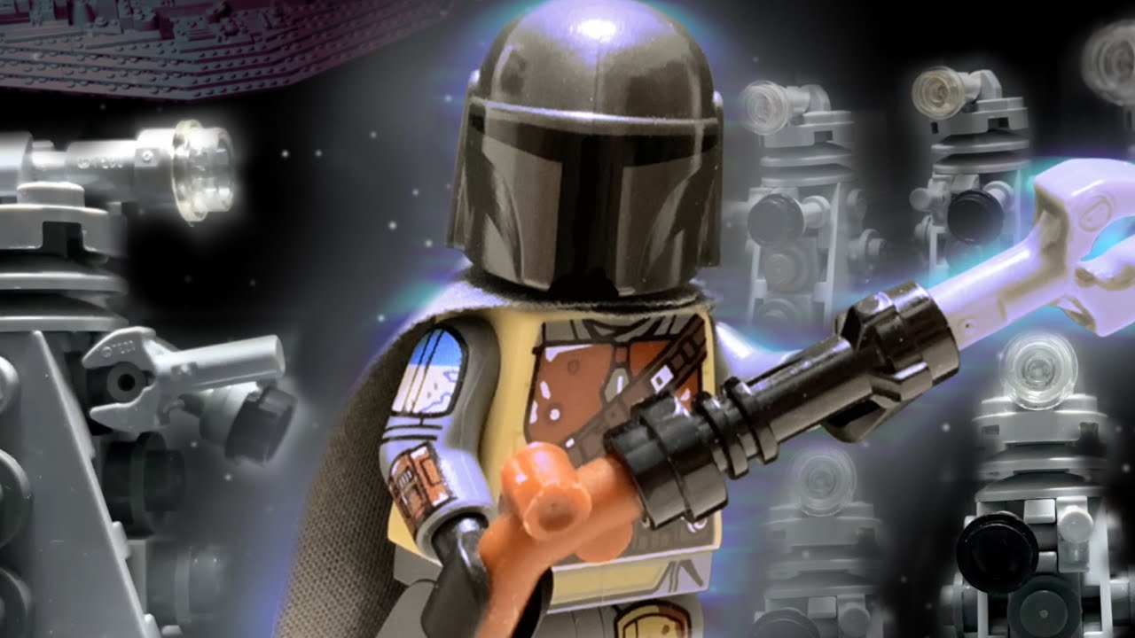Lego Star Wars Stop Motion Film: The Mandalorian vs Daleks