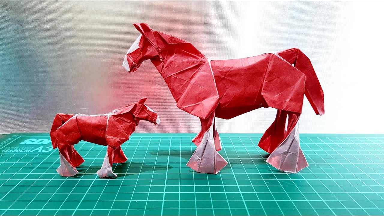Origami Clydesdale Horse - Quentin Trollip