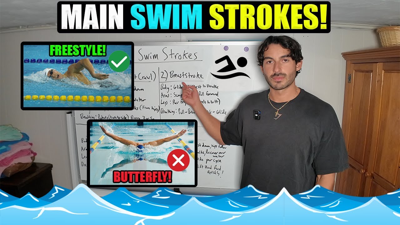 LEARN TO SWIM: 4 MAIN STROKES EXPLAINED (*QUICK GUIDE*)