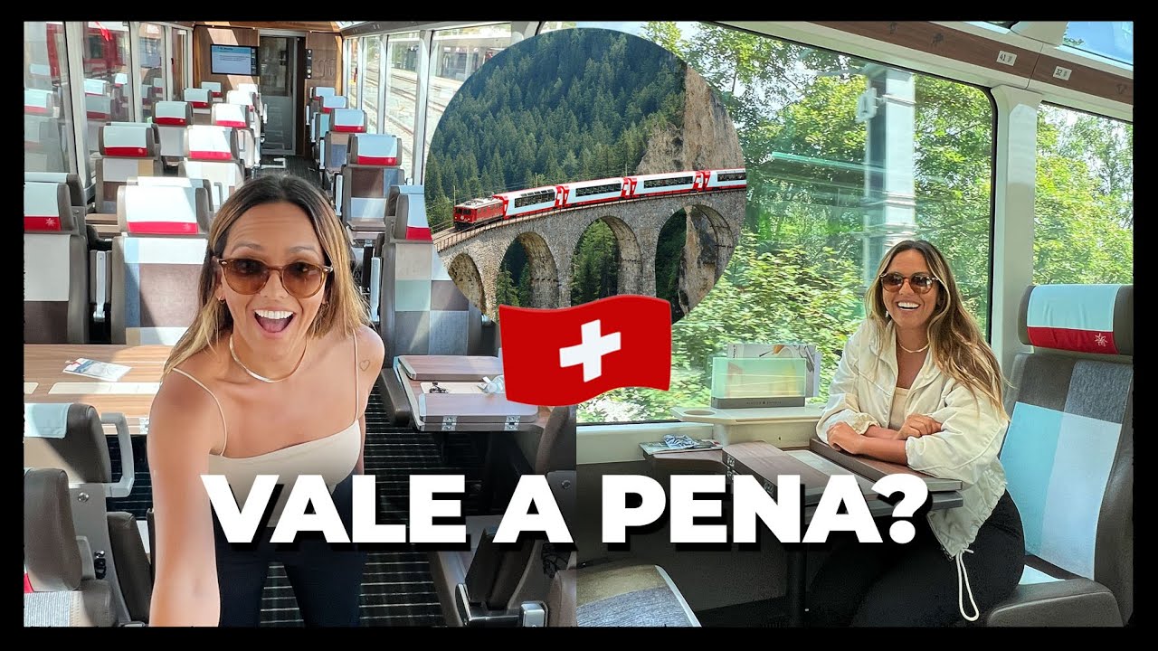GLACIER EXPRESS vale a pena? Como é a viagem de TREM PANORÂMICO na Suíça  | Prefiro Viajar