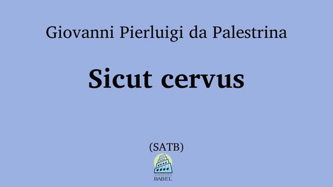 Palestrina - Sicut cervus (Sample)
