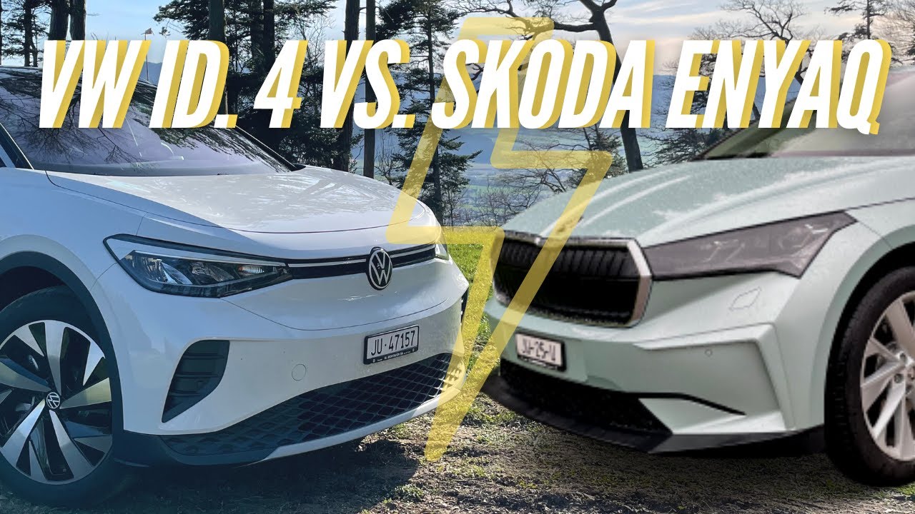 VW ID. 4 VS SKODA ENYAQ: LAQUELLE CHOISIR? Comparaison complète