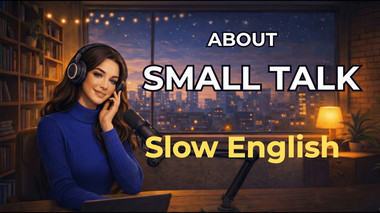 Small Talk in English for beginners (Slow & Clear)