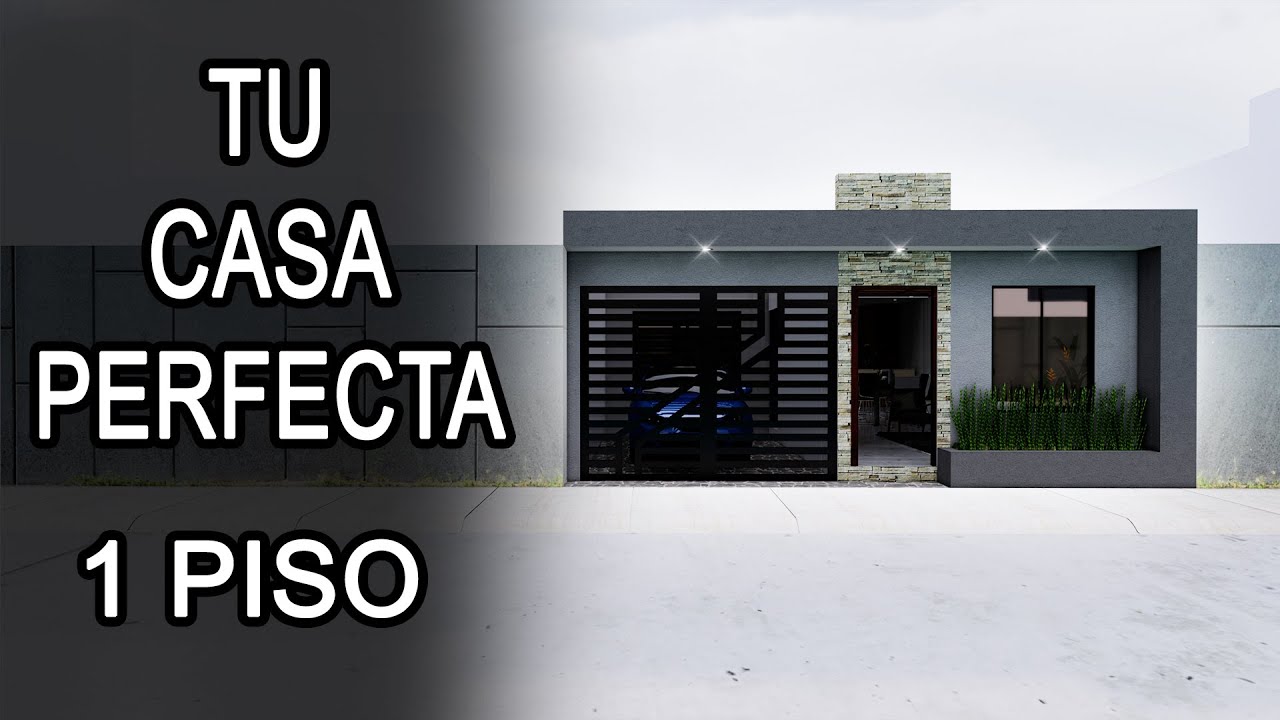 TU CASA ´PERFECTA / 7 X 16 METROS / 1 PISO / 2 HABITACIONES