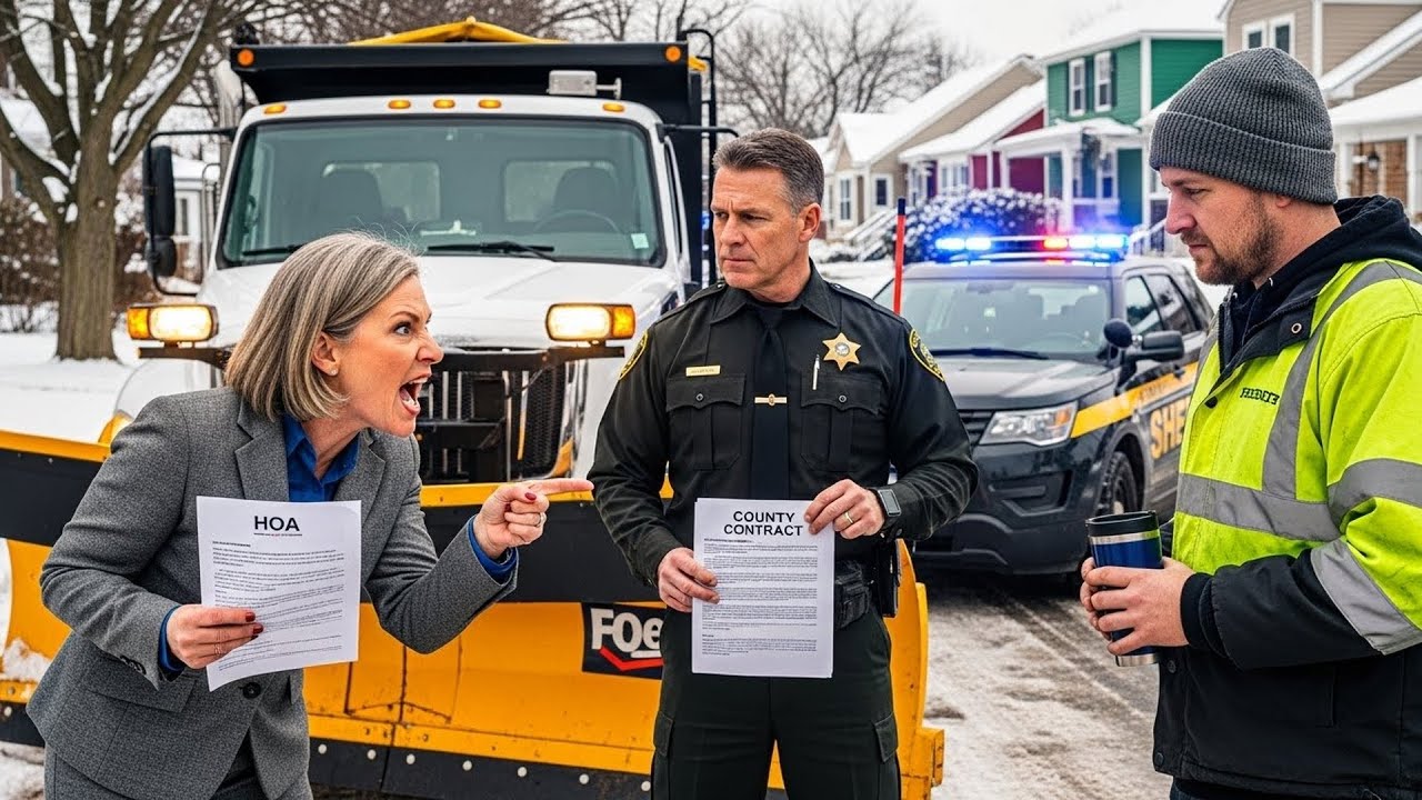 HOA Called Cops On My Snowplow Business, Didn't Know I Have A Contract With The County Sheriff