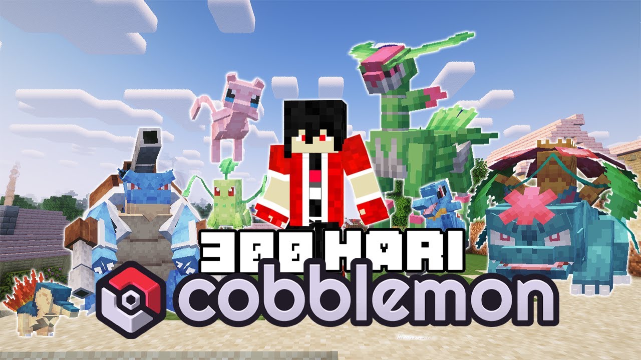 300 Hari Di Minecraft Tapi Cobblemon - ( PART 1)