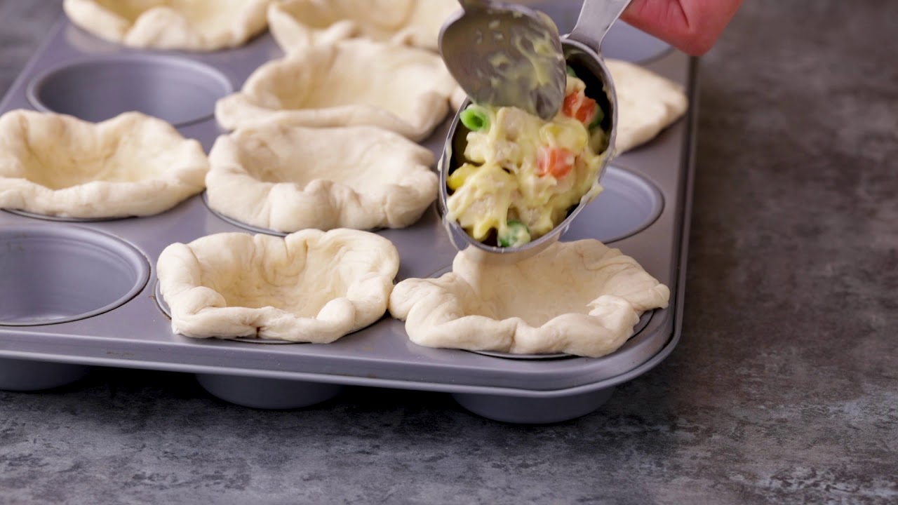 Grands! Mini Chicken Pot Pies | Pillsbury Recipe
