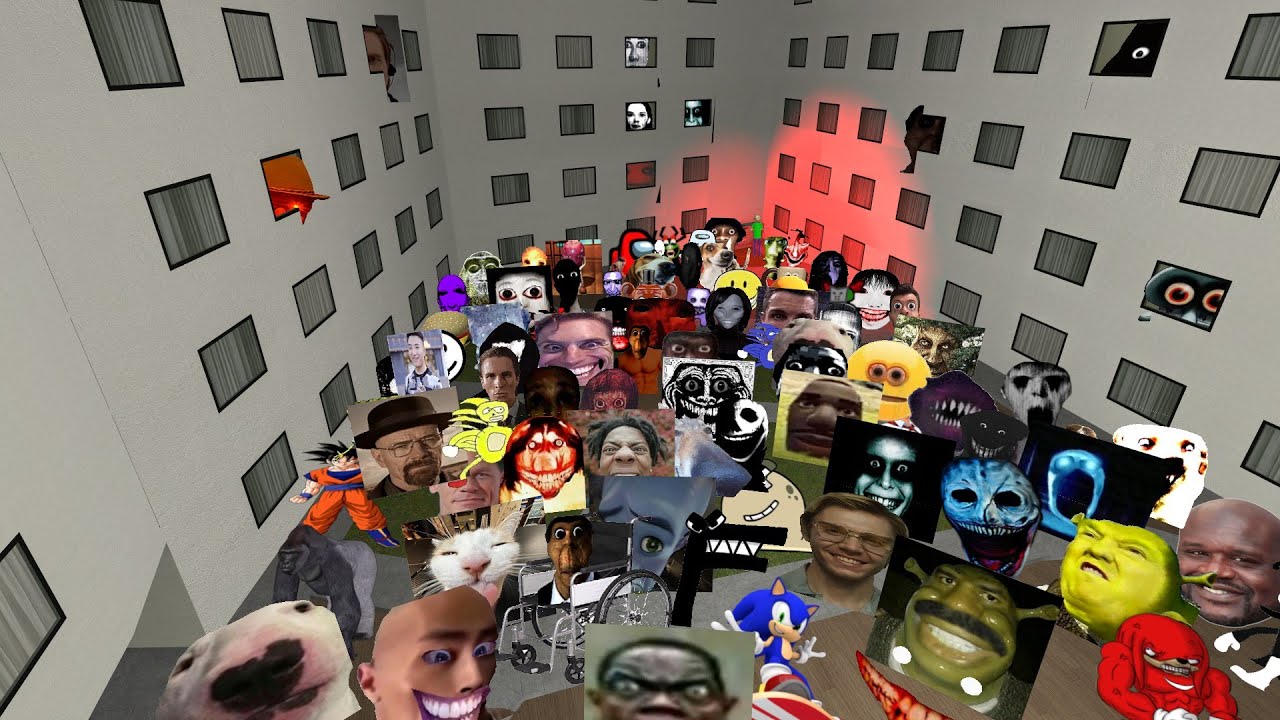 Too Much Nextbots in Liminal Hotel !!!