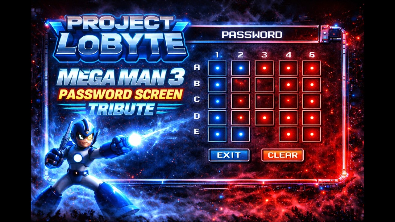 Mega Man 3 – Password Screen Theme | Melodic Techno Tribute 💾🎮