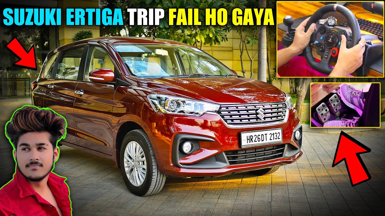 Maruti Suzuki Ertiga Top Model Big Accident On Dangerous Roads Gameplay With Logitech G29