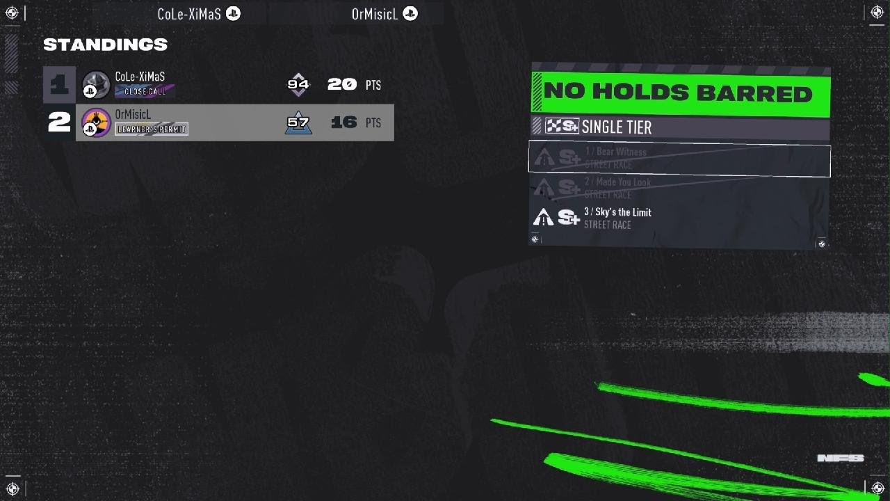 Need for Speed Unbound race
