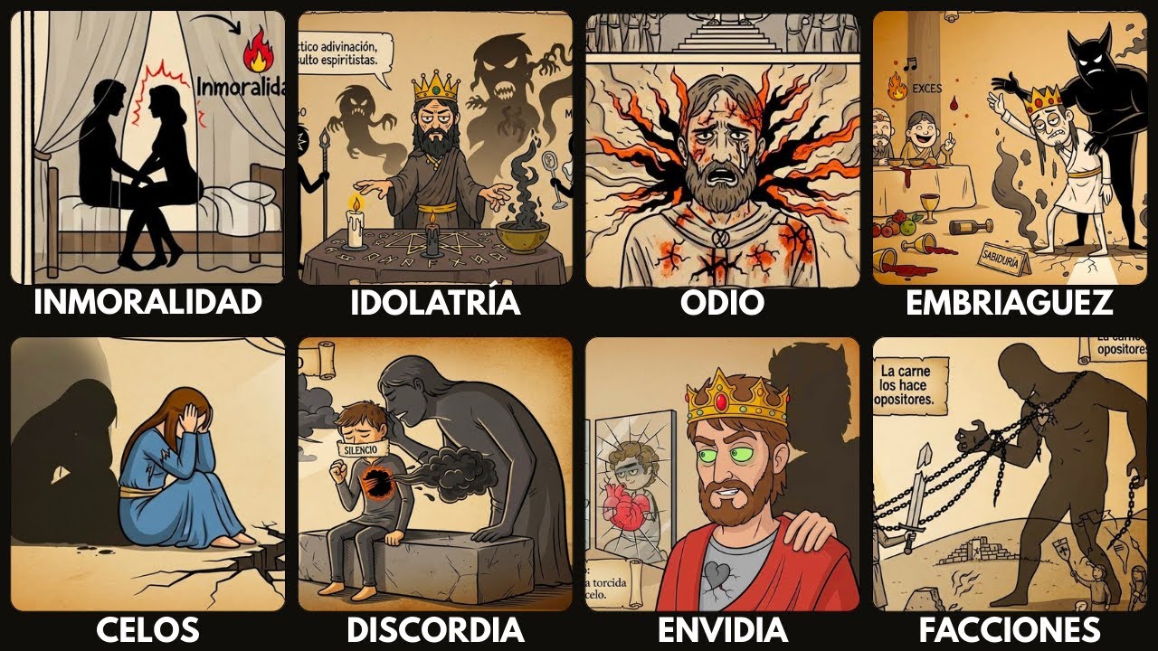 Cada Obra de la Carne según la Biblia en Gálatas (EXPLICADO)