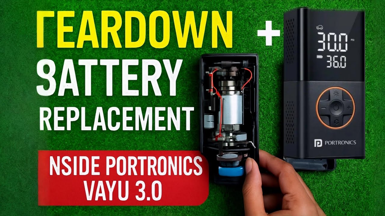How to Replace Battery in Portronics Vayu 3.0 | Full Internal Breakdown