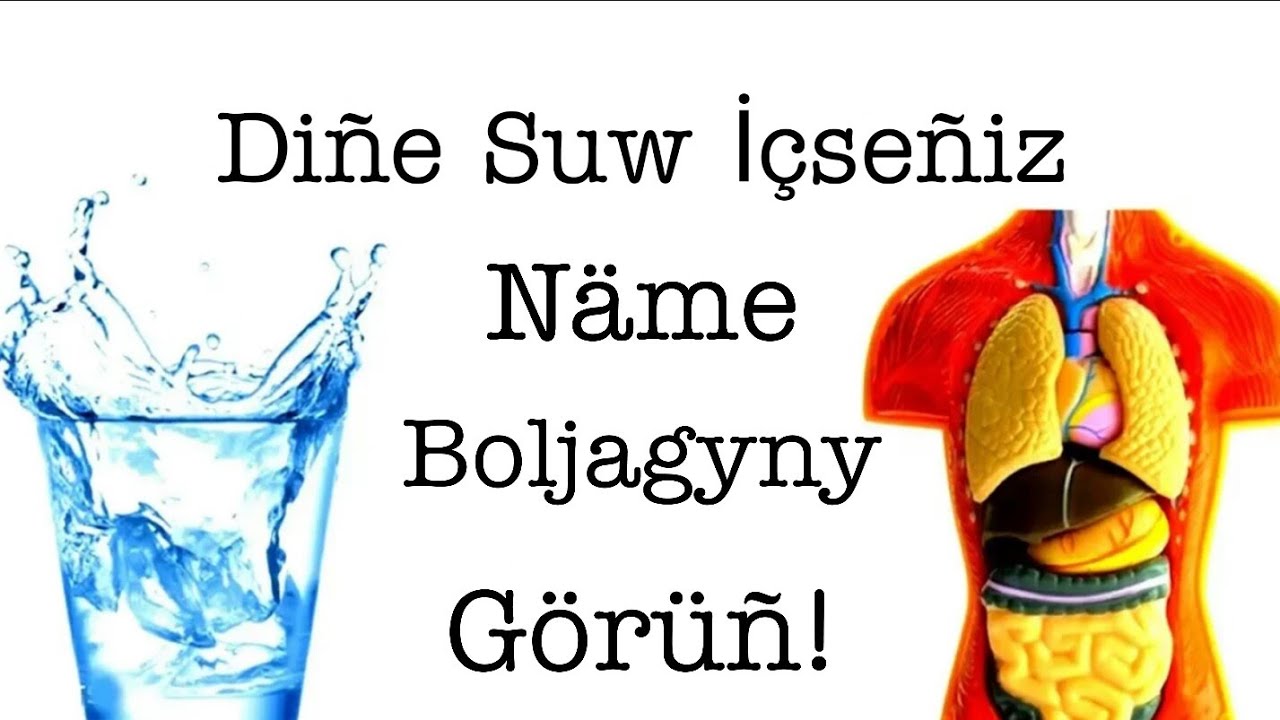 Ömür boýy ähli içgileriňizi SUW bilen çalyşsaňyz näme bolar? ( haýran galdyryjy netije)