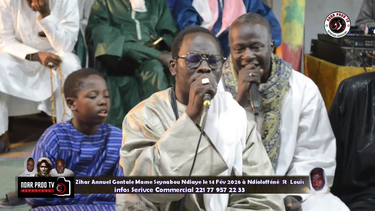 Zihar Annuel Gontale Mame Seynadou Ndiaye le 14 février 2026 à Ndioloffene st louis Partie 11