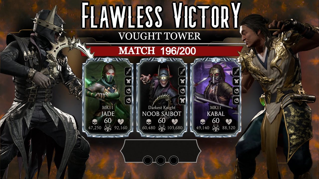 Vought Tower 196 Эпическая Битва Безупречная Победа Тактика  Слияния Ноль (Mortal Kombat Mobile)