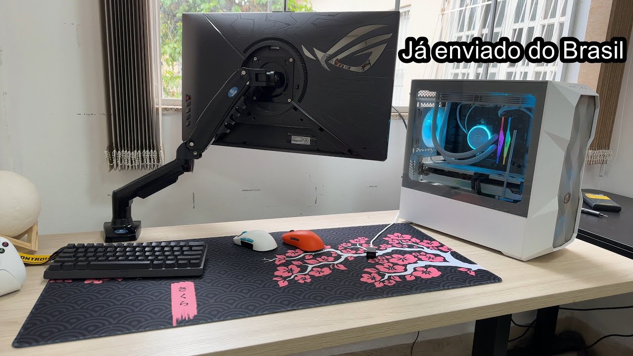 Suporte Articulado Barato para Monitor e Comparação com ELG F80N
