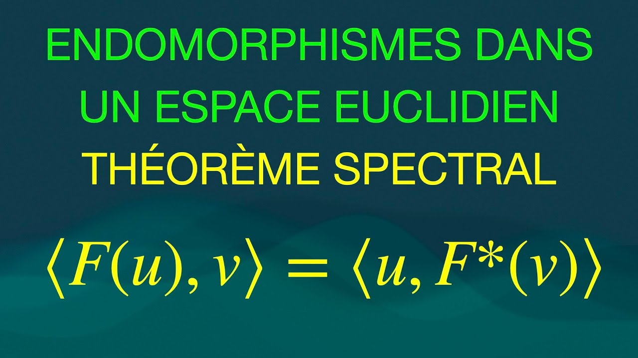 Théorème spectral en dimension finie