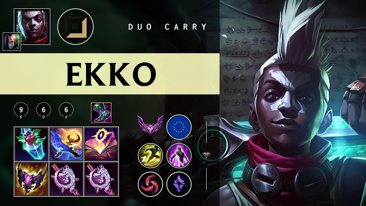Ekko Carry vs Yasuo - EUW Master Patch 26.04