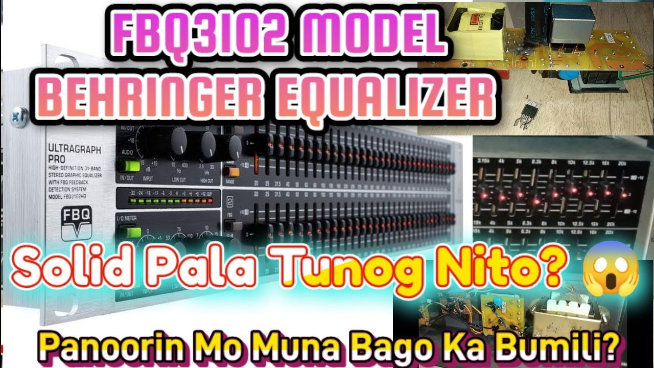 Behringer Equalizer FBQ3102HD | No Power Problem | Tignan Bago Patulan 😆 #repair #behringer #share