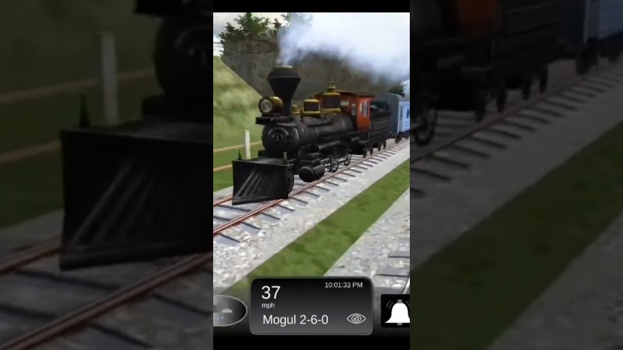 Train Sim Mogul 2-6-0 Steam Locomotive #shorts #gaming #train #railway #railroad