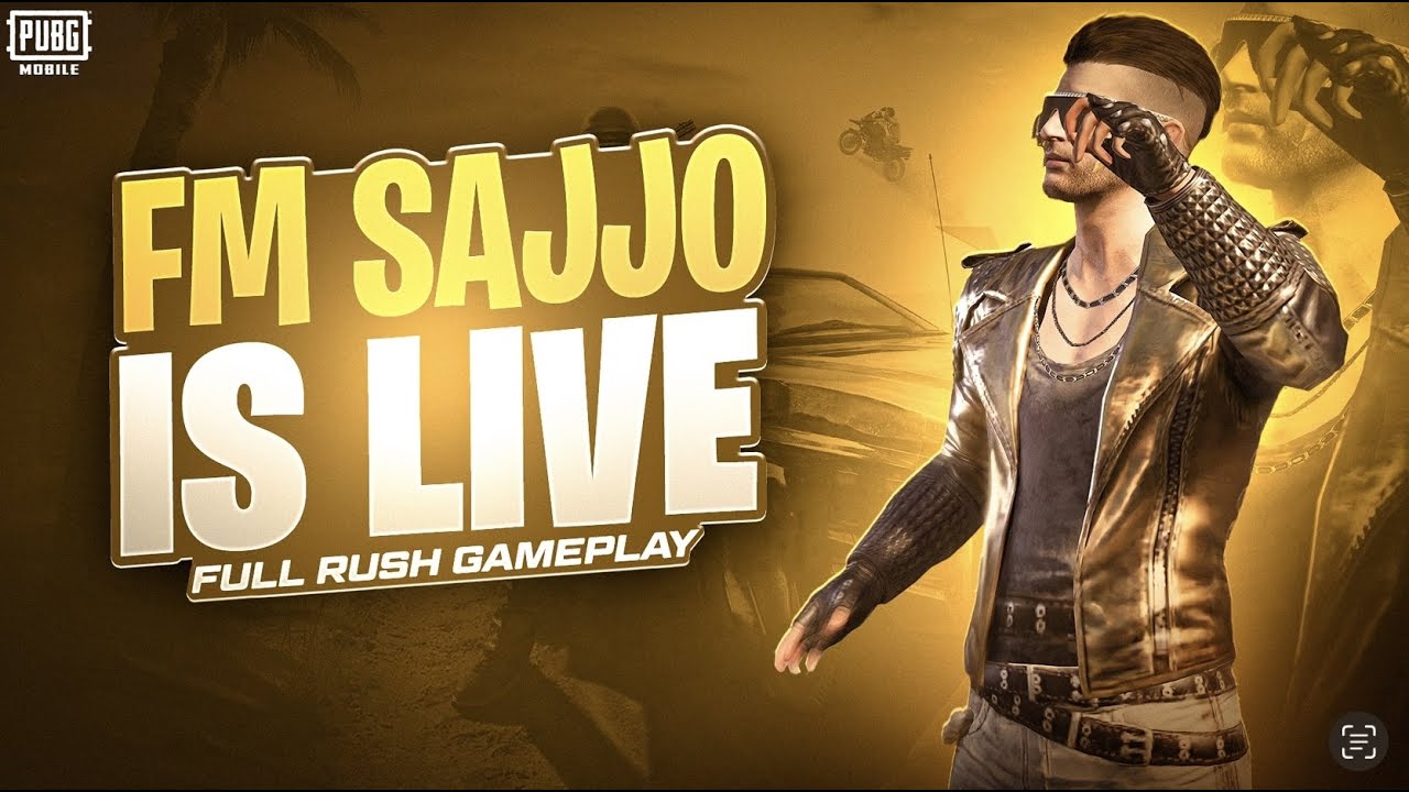 PUBG MOBILE LIVE  WITH FM SAJJO YT || PUBG MOBILE