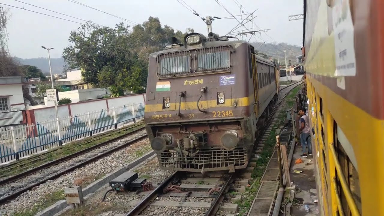 14717 express train ll bikaner to haridwar ll wap4 with icf bogies #train