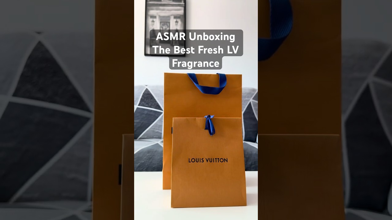 ASMR Unboxing The Best Fresh Tea Fragrance 🍵🧼Louis Vuitton Imagination #fragrances #asmr #unboxing