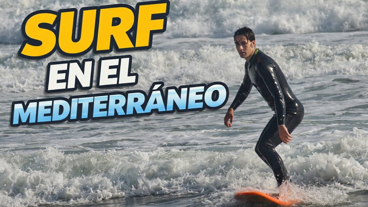 Surfeando, como nunca vi el Mediterraneo