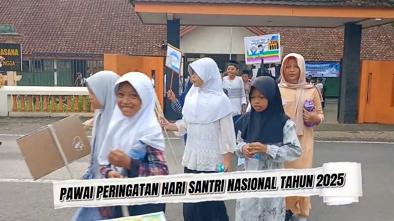 Peringatan Hari Santri Nasional Tahun 2025 SDN 1 Wirasana | Pawai dan Lomba