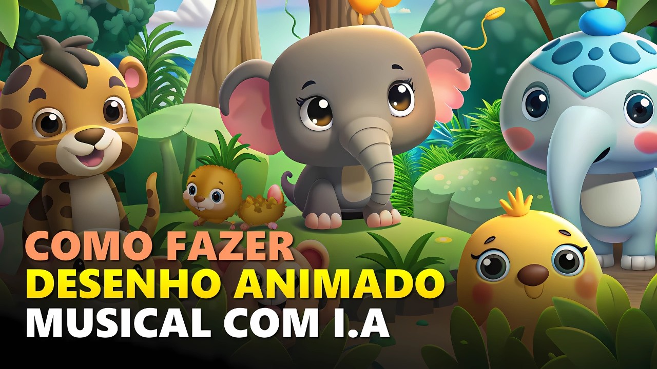 Como Criar uma Animação de Desenho Animado Musical com I.A