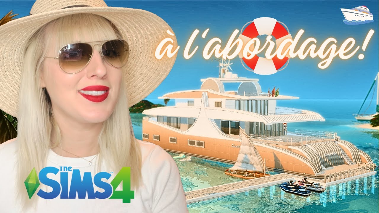 Je construit un BATEAU 🚢 | CONSTRUCTION SIMS 4