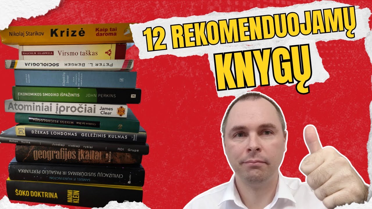 12 rekomenduojamų knygų &scaron;iems, 2026, metams!