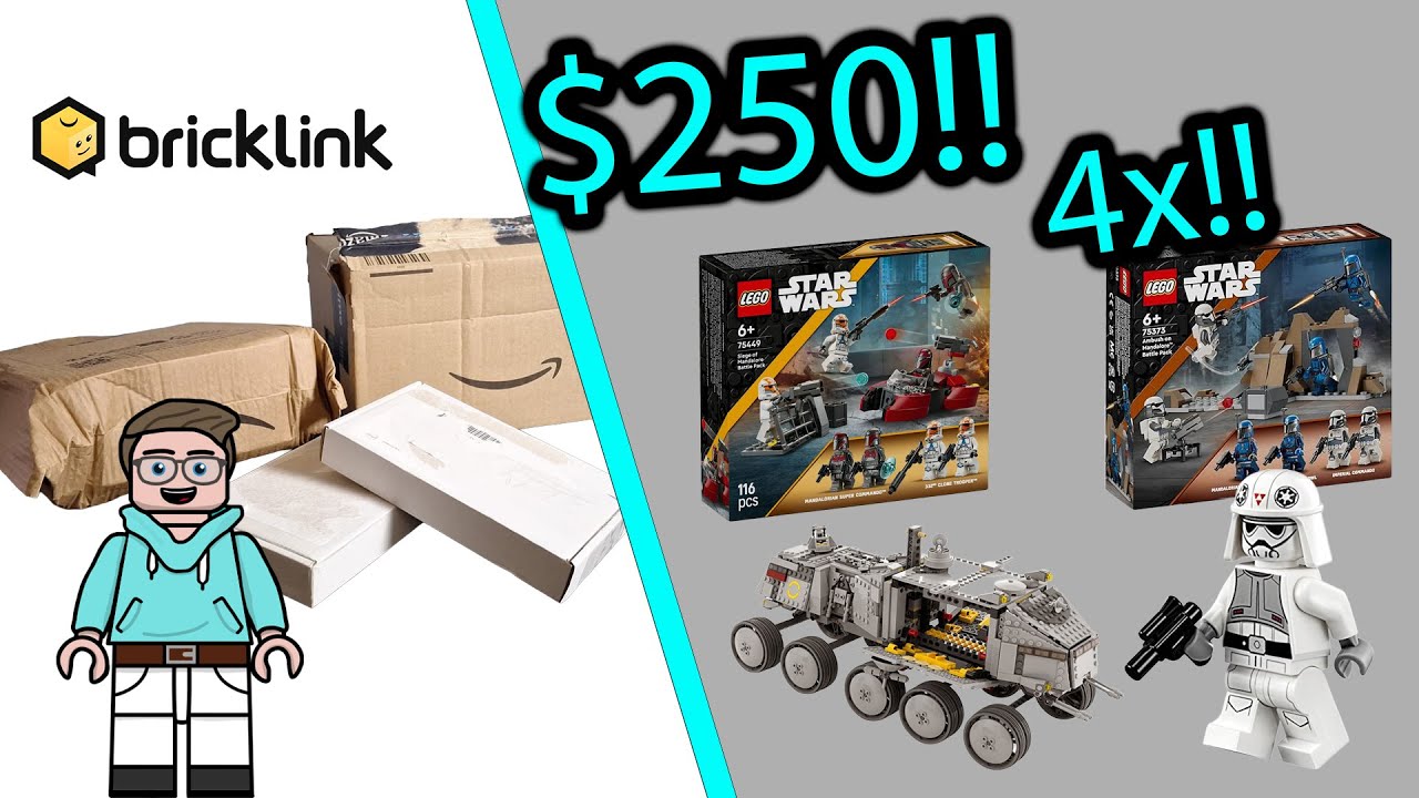 $250 Januari LEGO Haul Unboxing 📦|  Sets, Bricklink parts & Minifigures