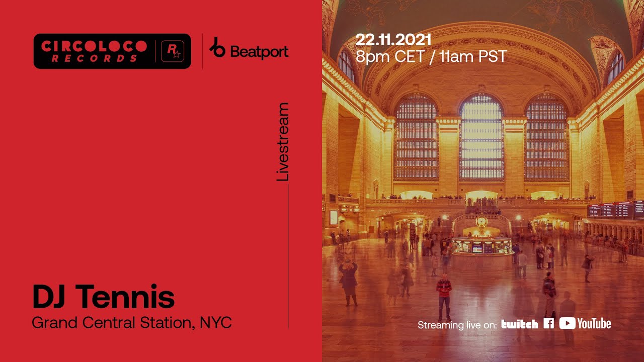 DJ Tennis at Grand Central Terminal, NYC |  CircoLoco Records  x  Rockstar Games  |  @beatport Live