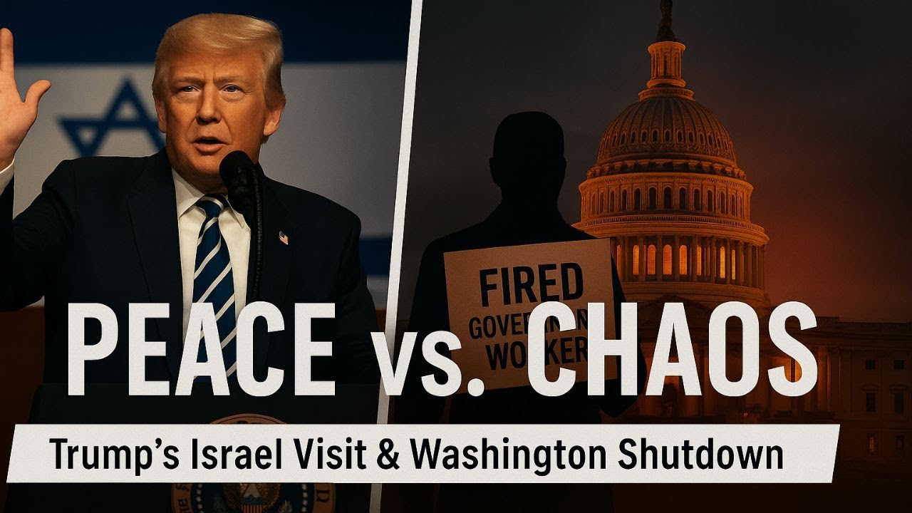 Trump’s Peace Tour vs. Washington Shutdown: Hostages Freed, Workers Fired, and Chaos Grows