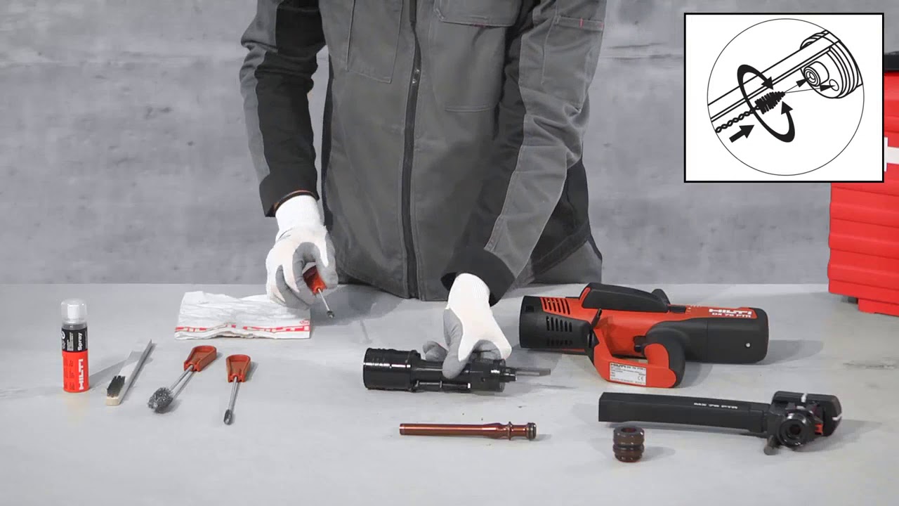 Hilti DX76 – DX76 PTR   How to clean