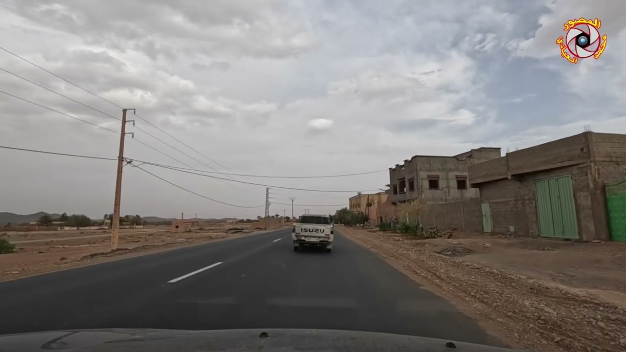 تنغير : حالة الطريق من ايت عيسى الى غليل بعد نهاية الأشغال