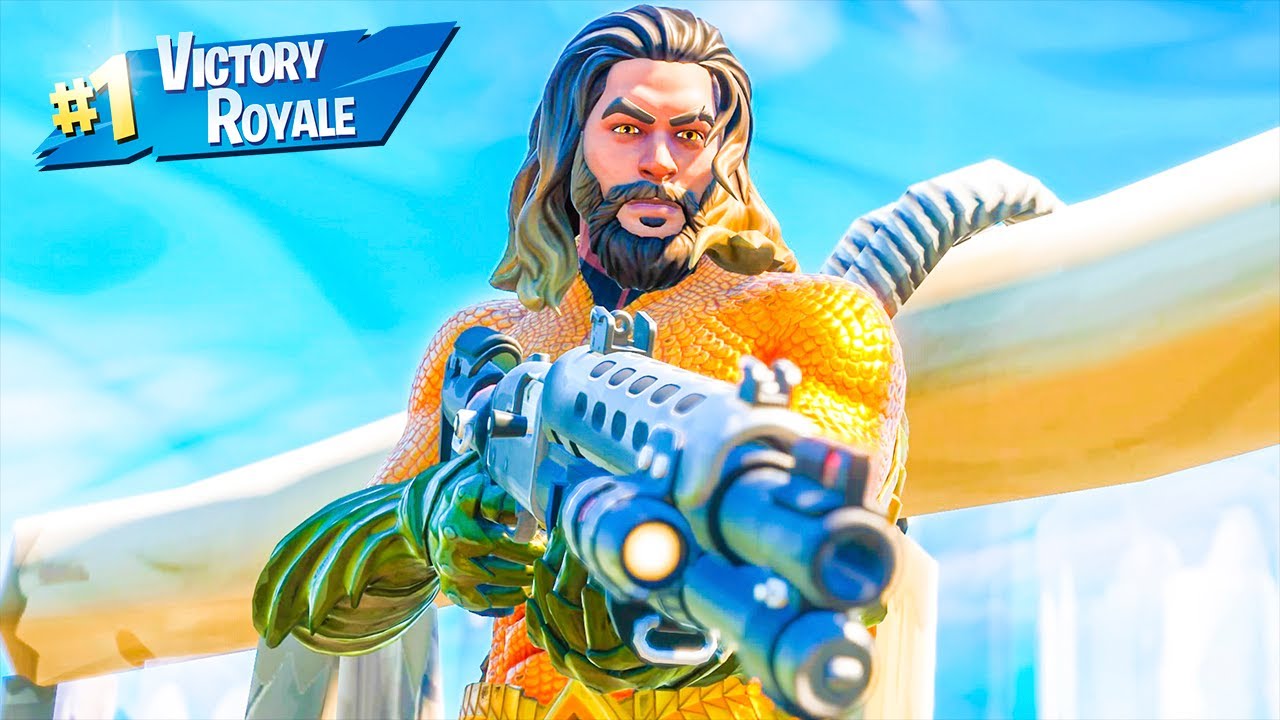 Aquaman Skin Solo Win Full Gameplay Fortnite Chapter 2 Season 3 No Commentary PS4 Console
