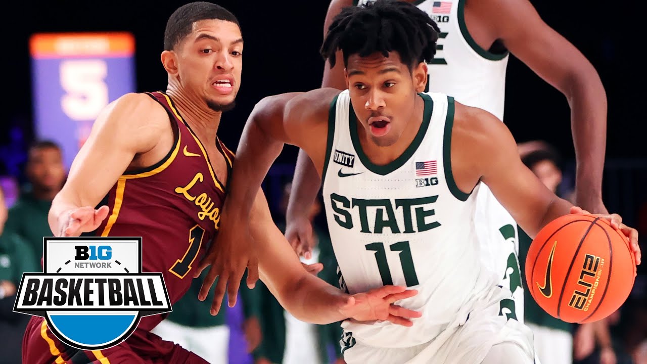 Loyola Chicago vs. Michigan State | Extended Highlights | Big Ten Men's Basketball | Nov. 24, 2021