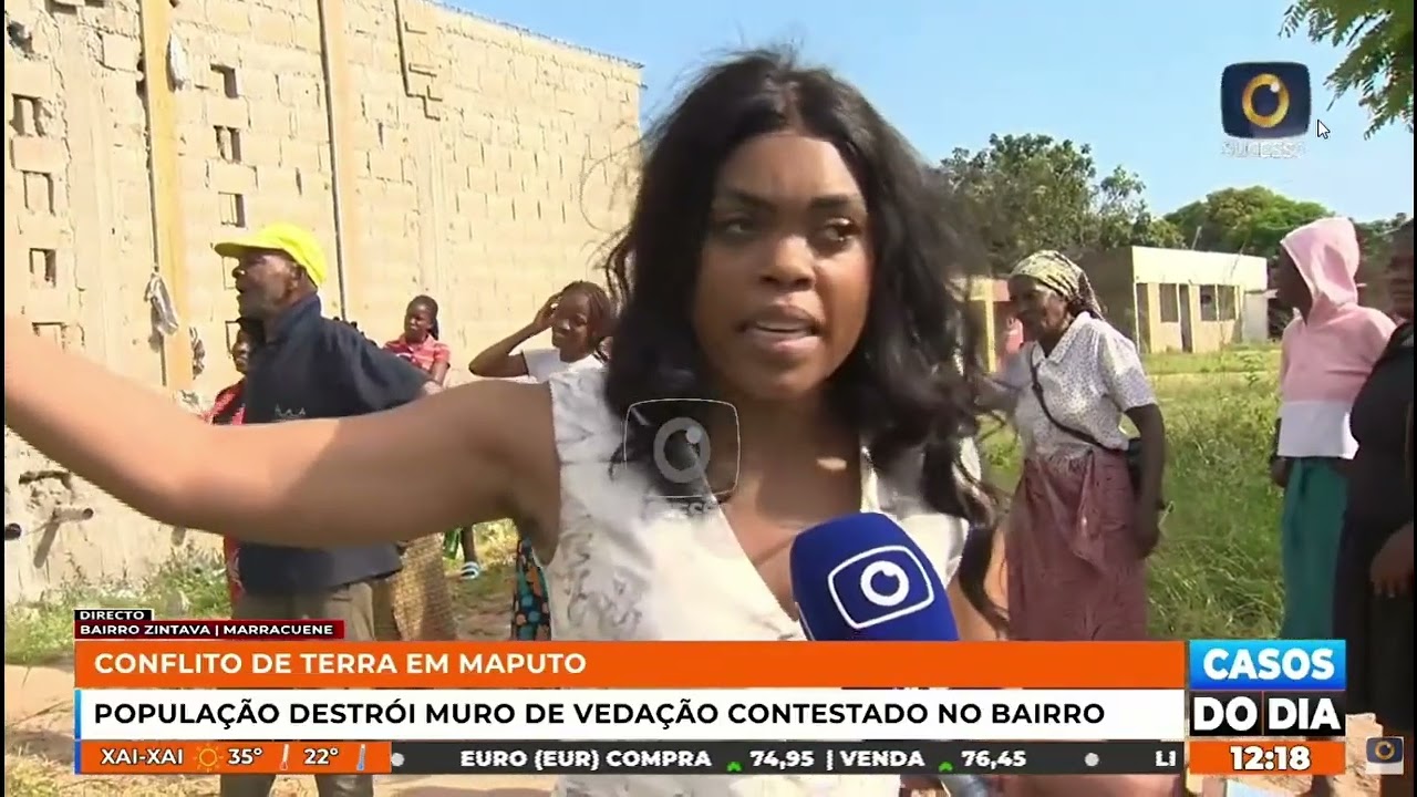 FÚRIA POPULAR NO BAIRRO DE MARRACUENE: MURO DERRUBADO EM MEIO À REVOLTA