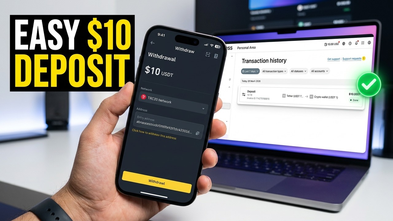 How to Deposit $10 USDT from Binance to Exness in 2026 | Step-by-Step Guide