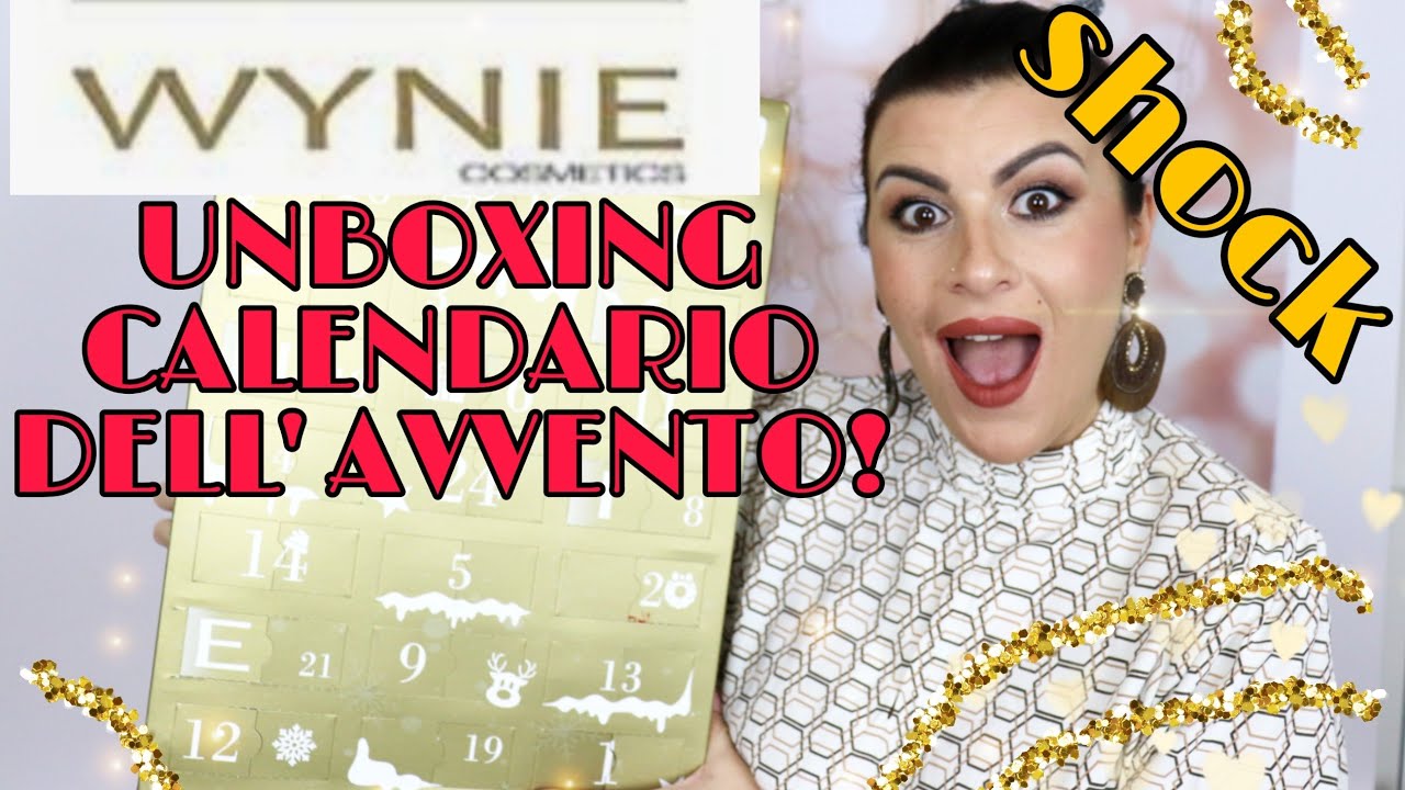 WYNIE COSMETICS CALENDARIO DELL'AVVENTO UNBOXING!!!MAKE UP!